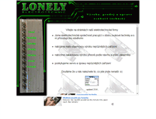 Tablet Screenshot of lonely.vyrobce.cz