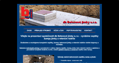 Desktop Screenshot of db-jimky.vyrobce.cz