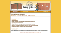 Desktop Screenshot of gabzdyl.vyrobce.cz