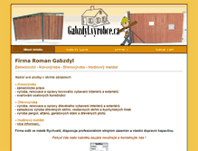 Tablet Screenshot of gabzdyl.vyrobce.cz